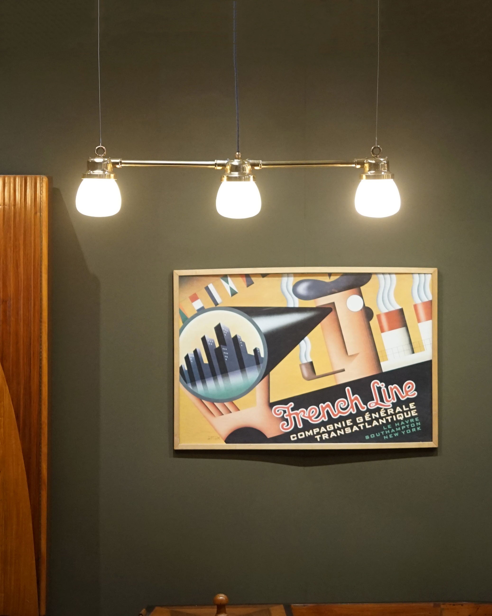 Bespoke Island Pendant Lights - Opaque Trinity Marine