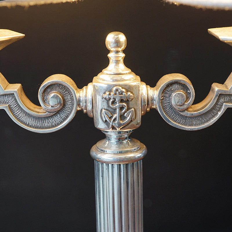 Twin Royal Navy Warship Wardroom Lamp Trinity Marine