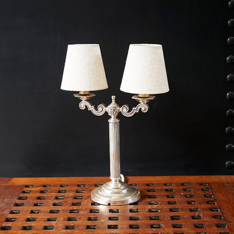 Twin Royal Navy Warship Wardroom Lamp Trinity Marine