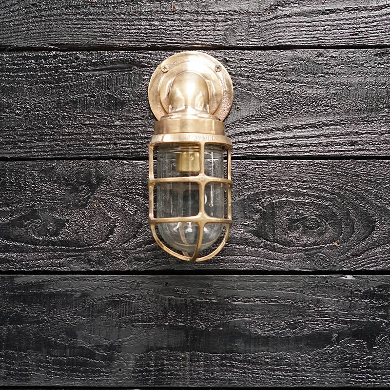 Vintage 1950’s US Navy Bronze Wall Light Trinity Marine