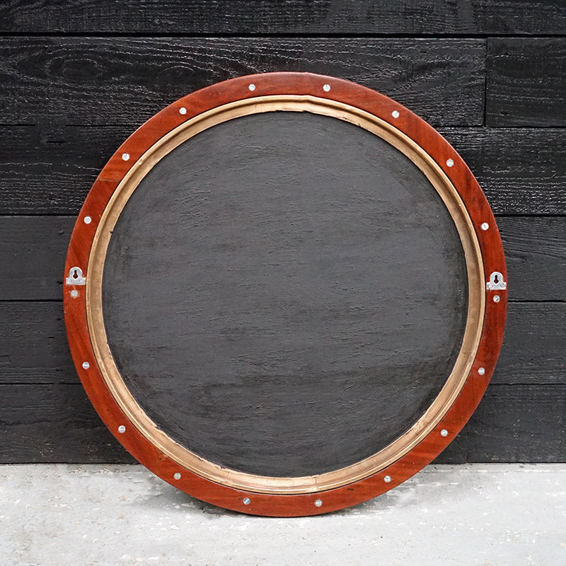Huge US Navy Bronze Porthole Mirror - 28in Trinity Marine