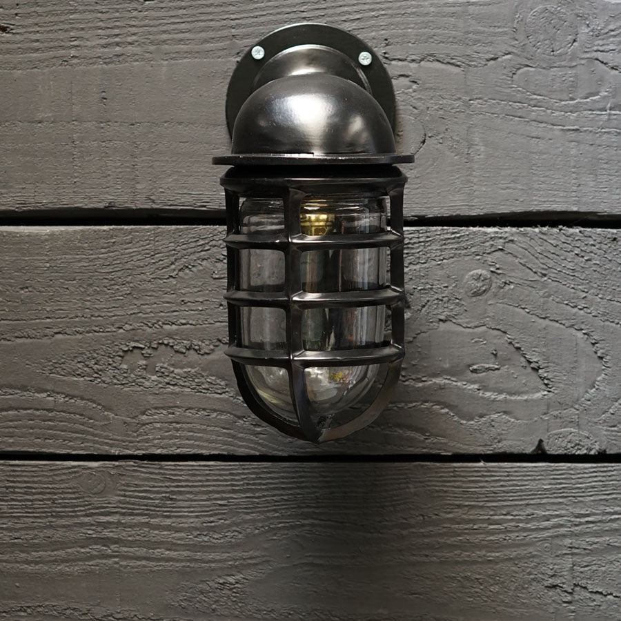 US Patt Aluminium Ships Passage Wall Light - Black Trinity Marine