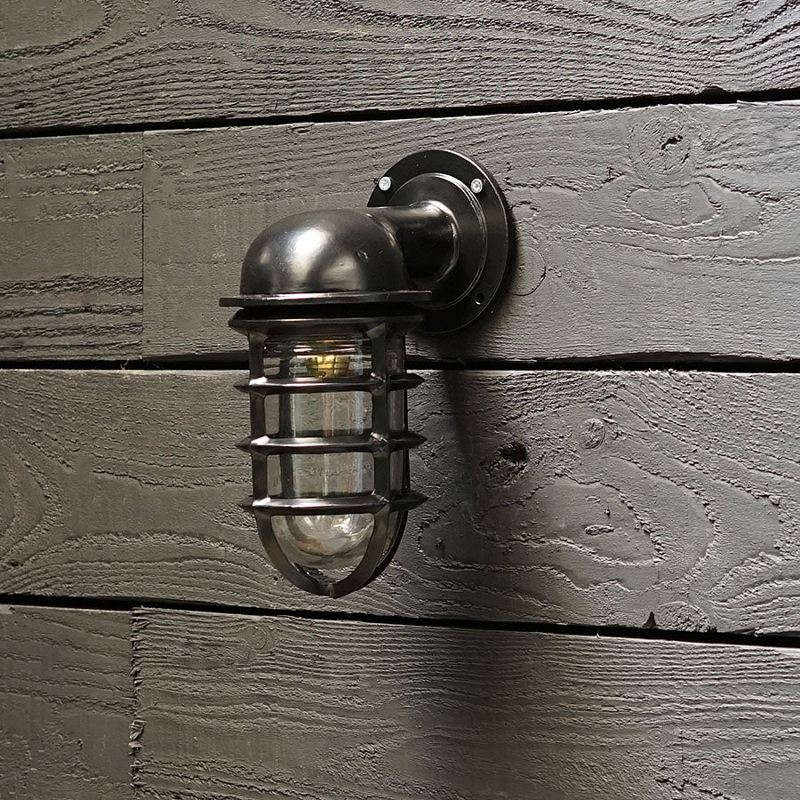 US Patt Aluminium Ships Passage Wall Light - Black Trinity Marine
