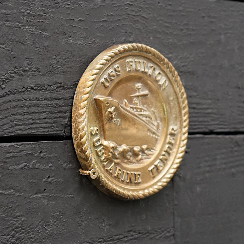USS Fulton Submarine Tender Wardroom Badge Trinity Marine