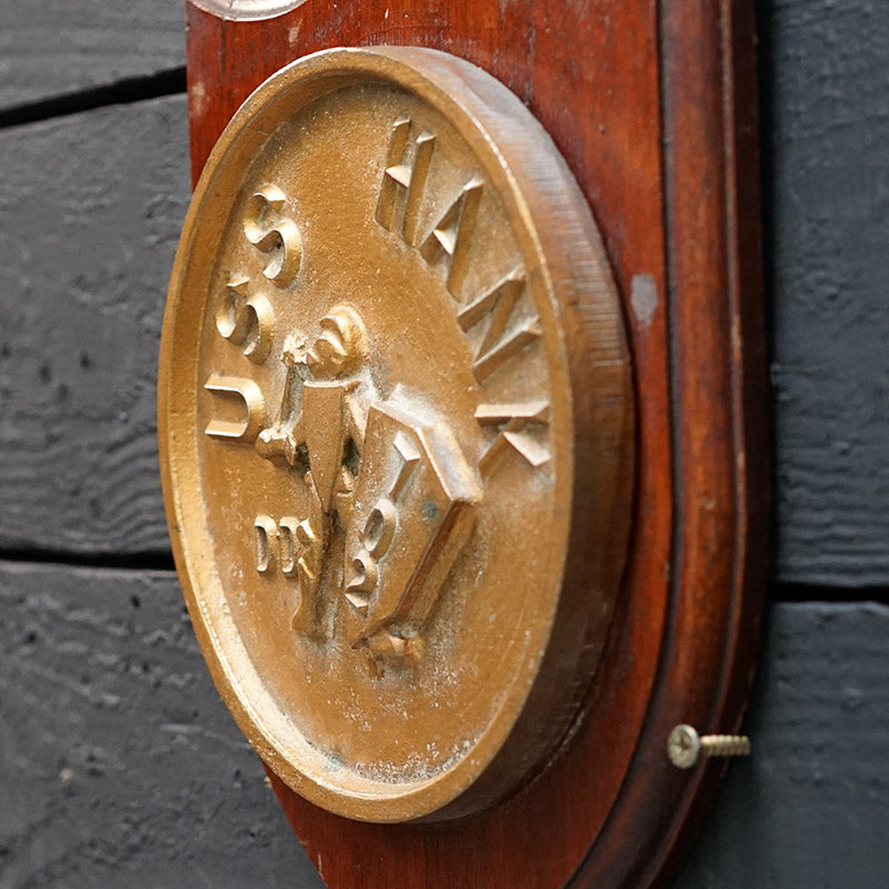 USS Hank (DD 702) Wardroom Badge Trinity Marine