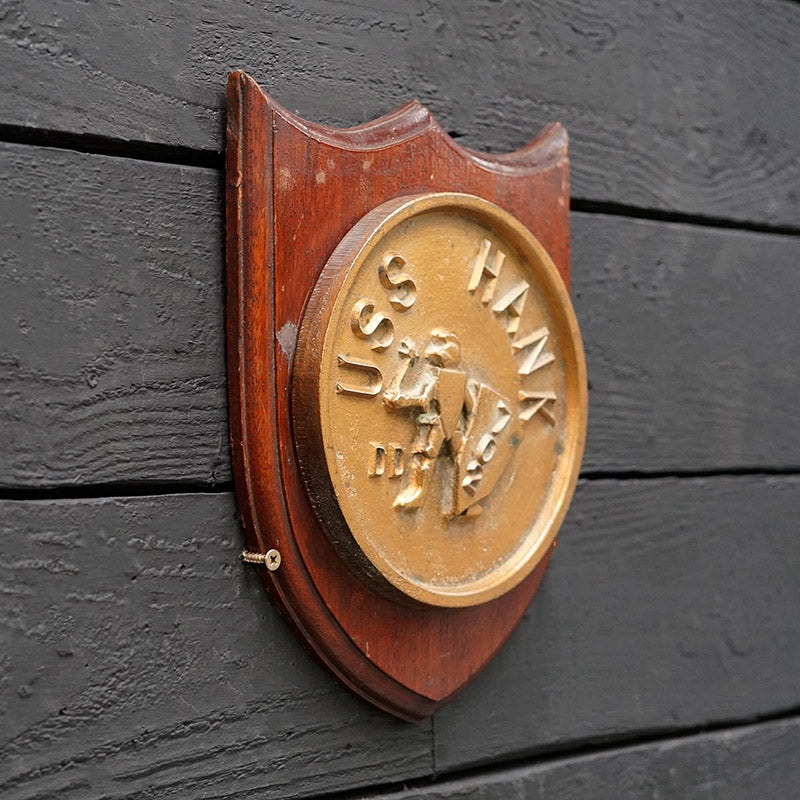 USS Hank (DD 702) Wardroom Badge Trinity Marine
