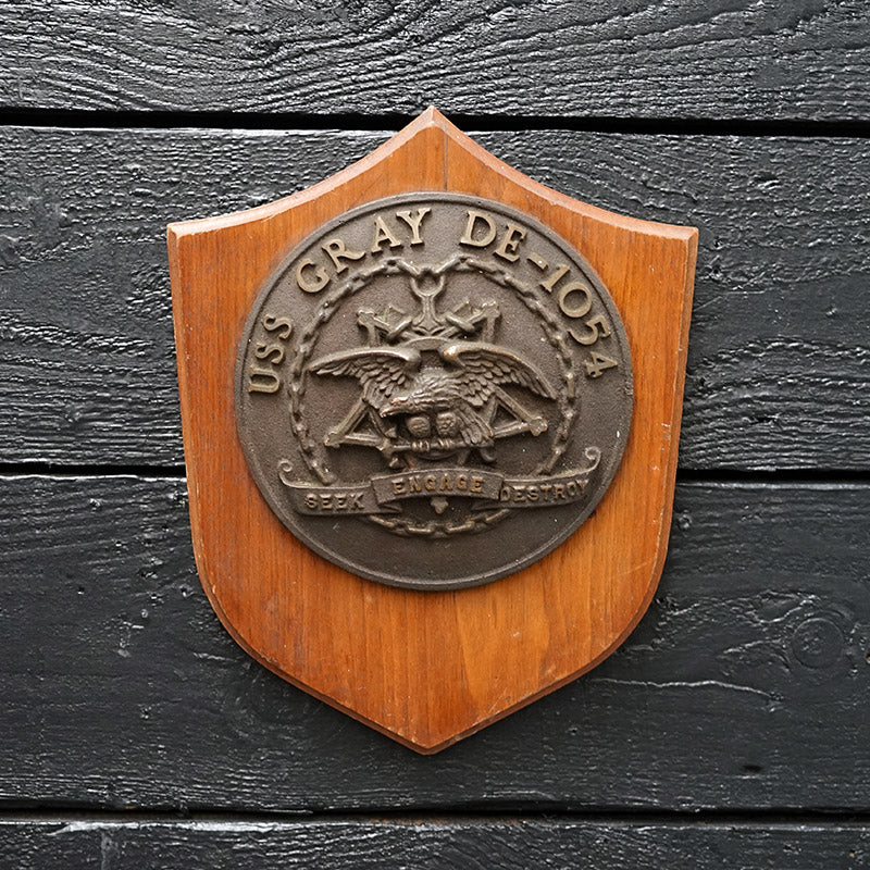 USS Gray (DE 1054) Wardroom Badge Trinity Marine