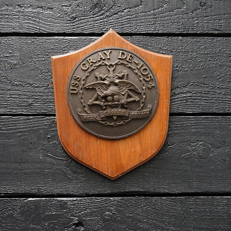 USS Gray (DE 1054) Wardroom Badge Trinity Marine