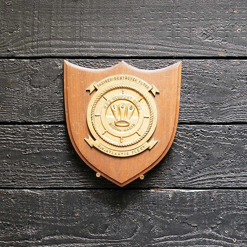 USS Newport News (CA–148) Wardroom Badge Trinity Marine