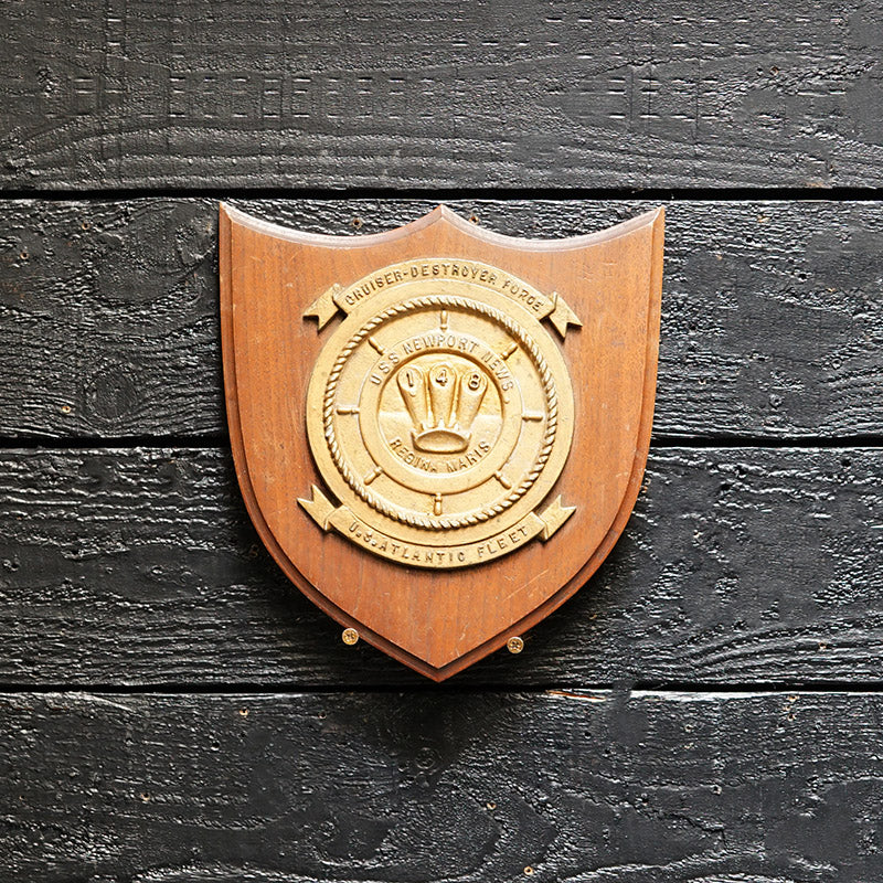 USS Newport News (CA–148) Wardroom Badge Trinity Marine