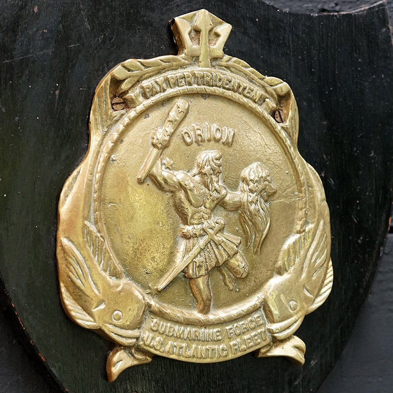 USS Orion Submarine Tender Wardroom Badge Trinity Marine
