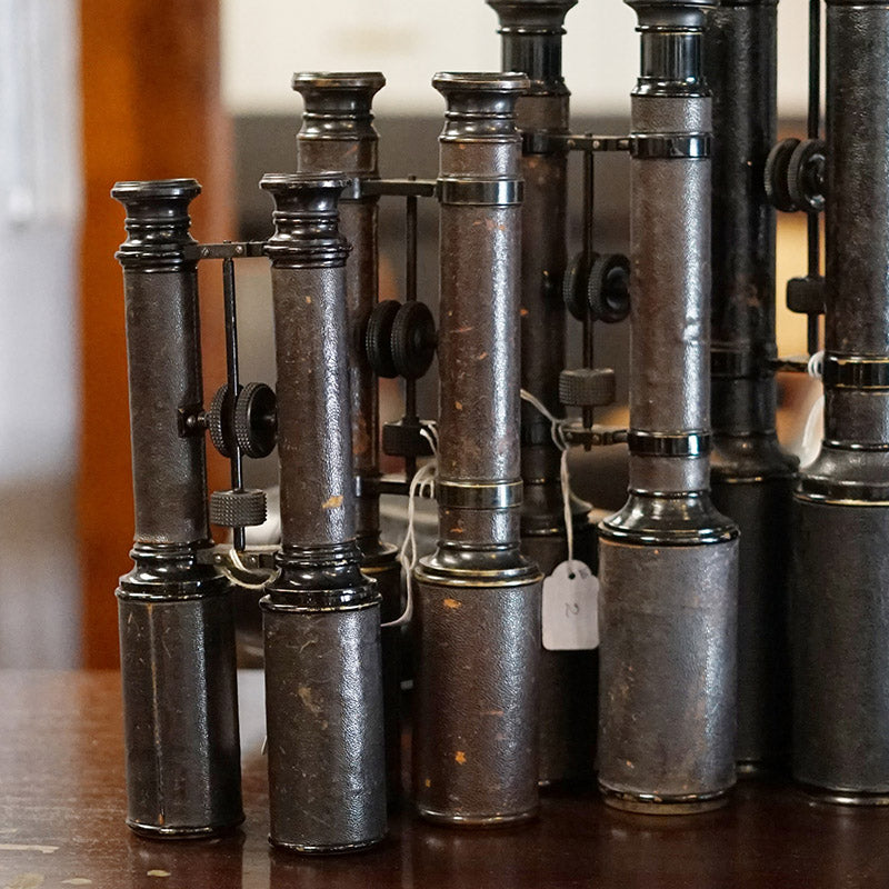 Very Rare Full Set of 19th Cent. Sewills Admiralty Binoculars Trinity Marine