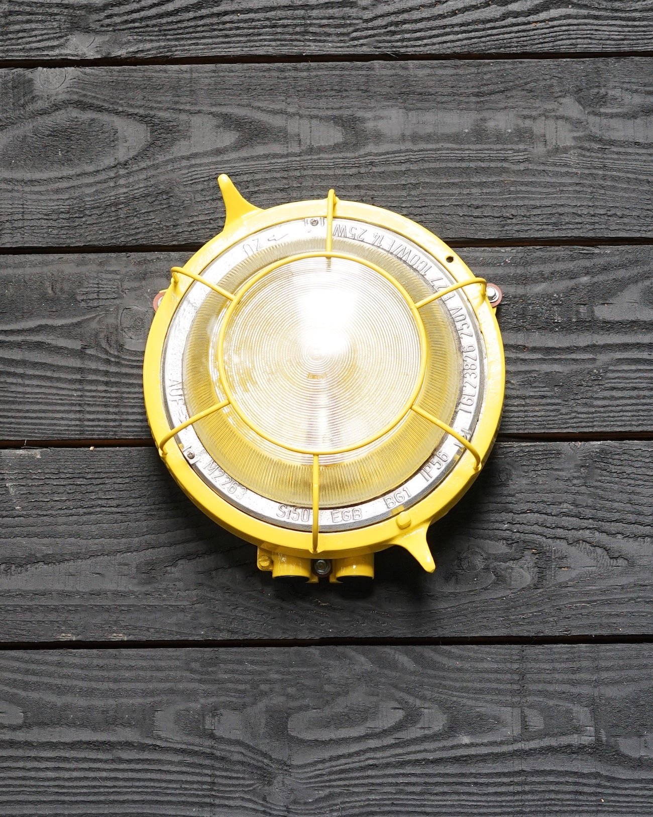 Vintage GDR Ships Wall Light - Yellow Submarine Trinity Marine