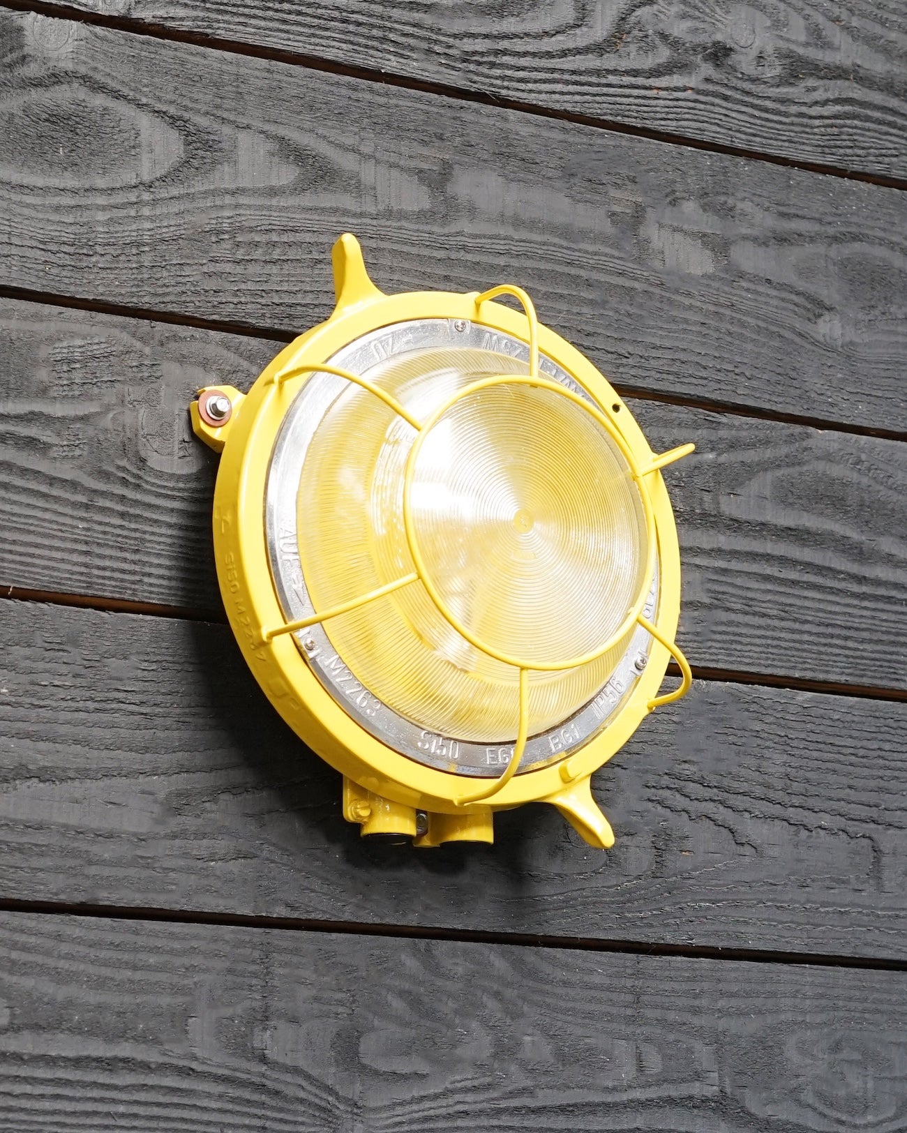 Vintage GDR Ships Wall Light - Yellow Submarine Trinity Marine