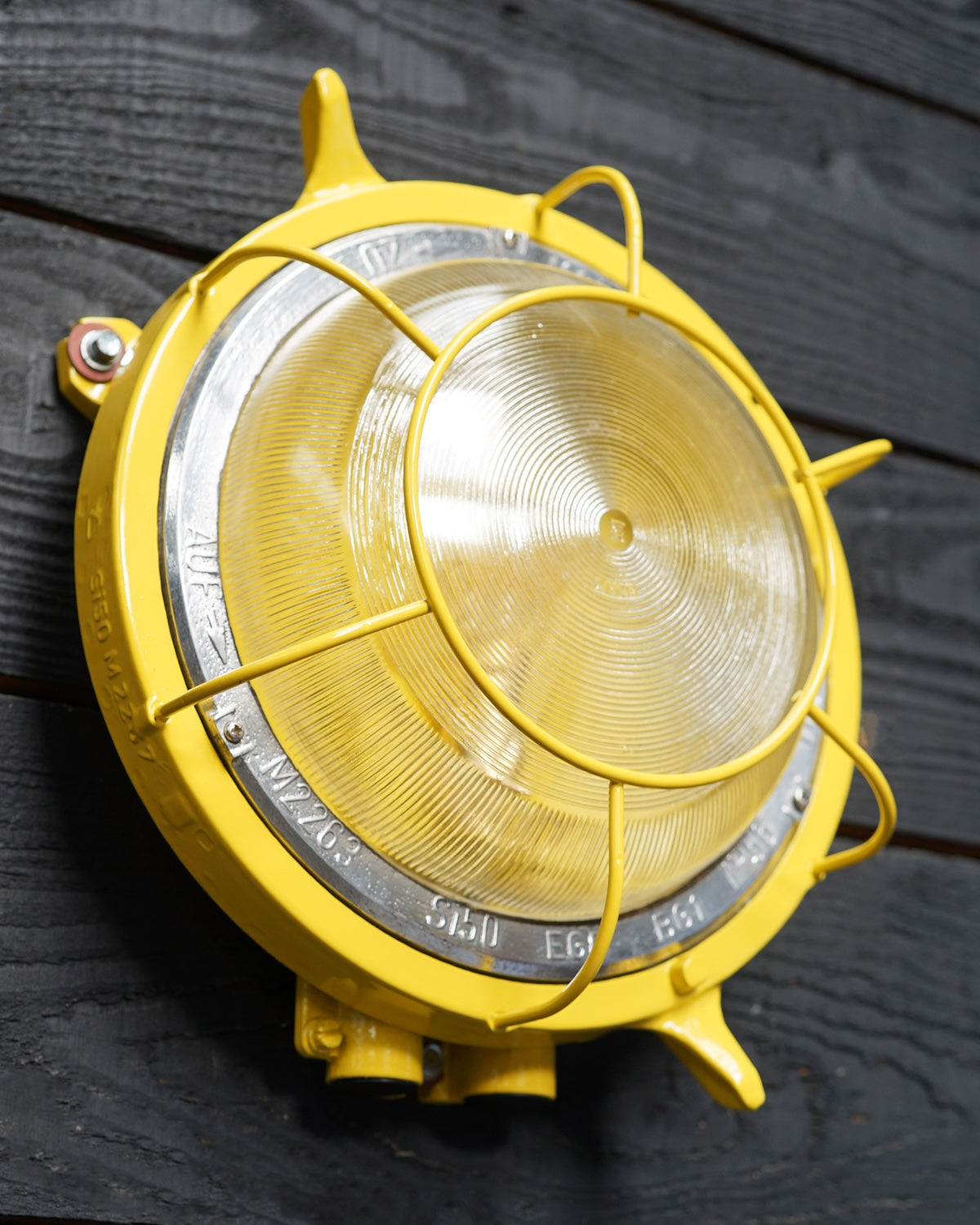 Vintage GDR Ships Wall Light - Yellow Submarine Trinity Marine