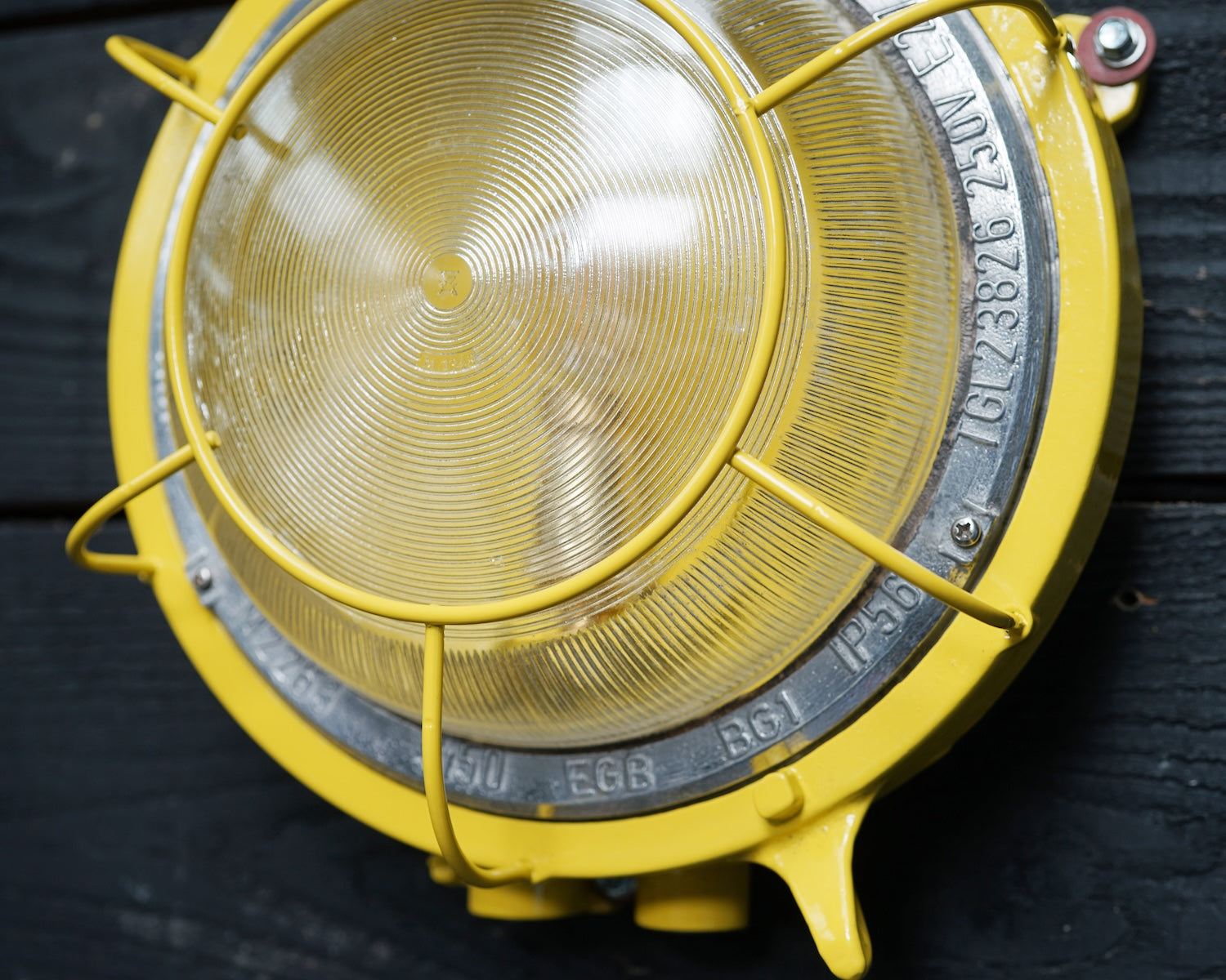 Vintage GDR Ships Wall Light - Yellow Submarine Trinity Marine