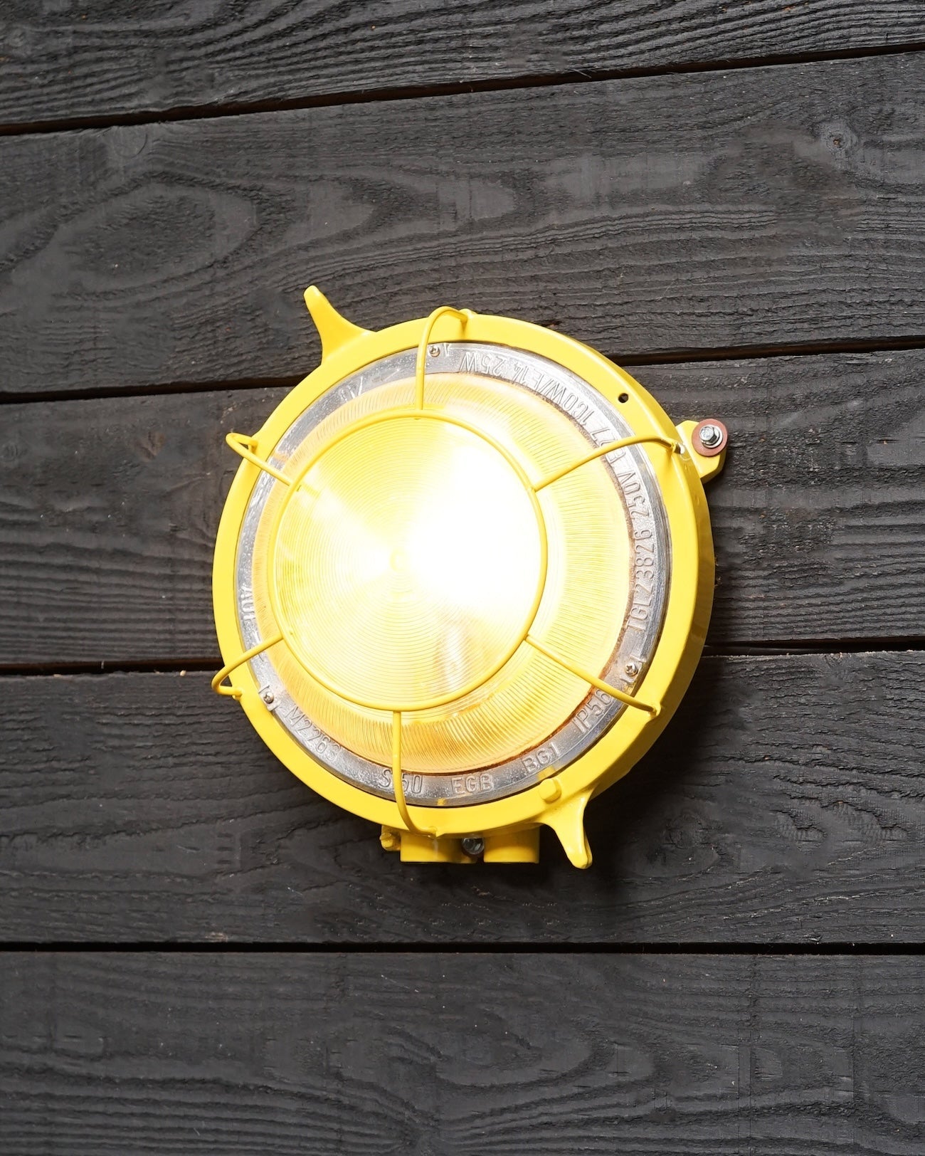 Vintage GDR Ships Wall Light - Yellow Submarine Trinity Marine