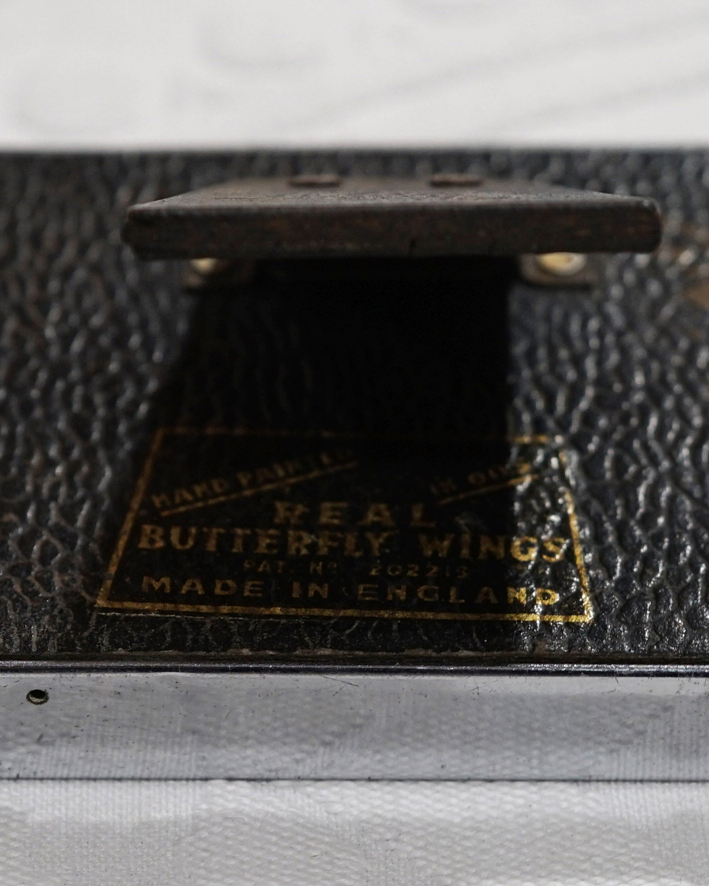 Vintage RMS Queen Elizabeth Framed Butterfly Painting Trinity Marine