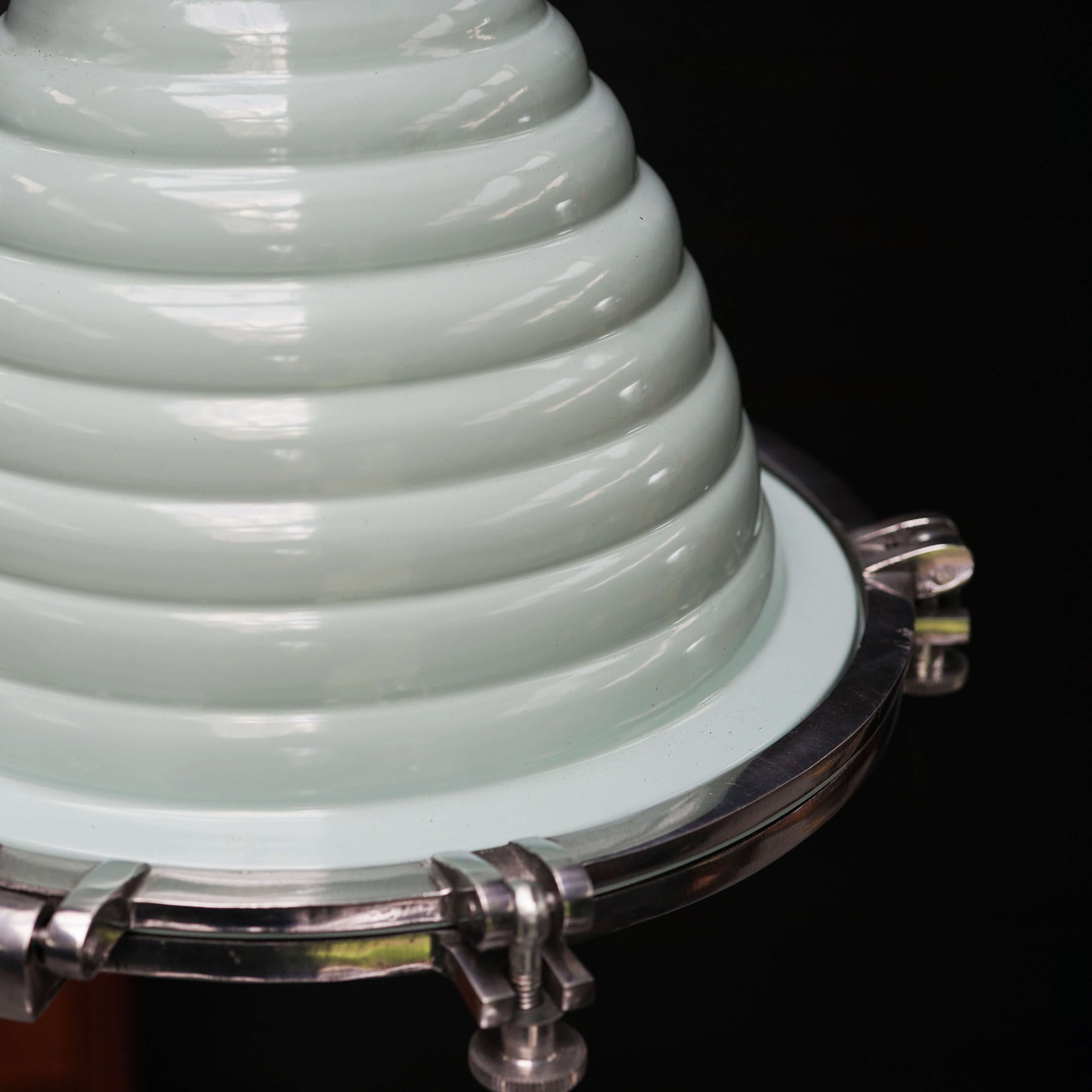 Wiska Aluminium Fluted Cargo Pendant - Warship Blue Trinity Marine