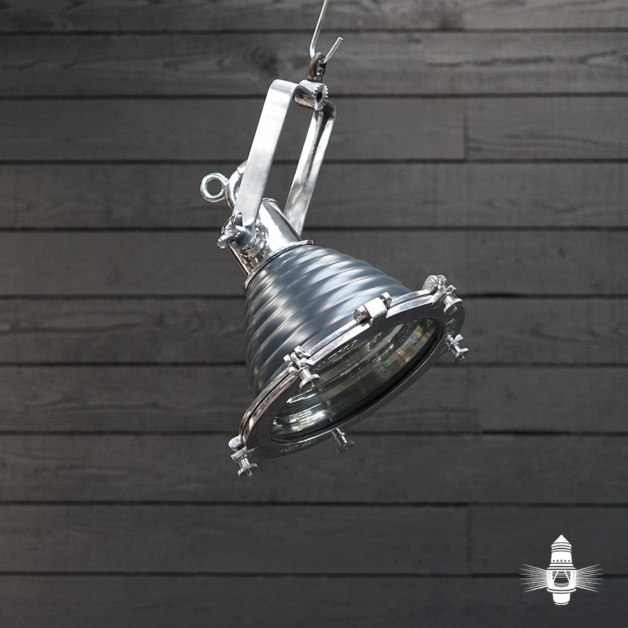Wiska Aluminium Fluted Cargo Pendant - Slate Grey Trinity Marine