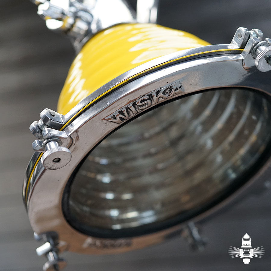 Wiska Aluminium Fluted Cargo Pendant - Submarine Yellow Trinity Marine