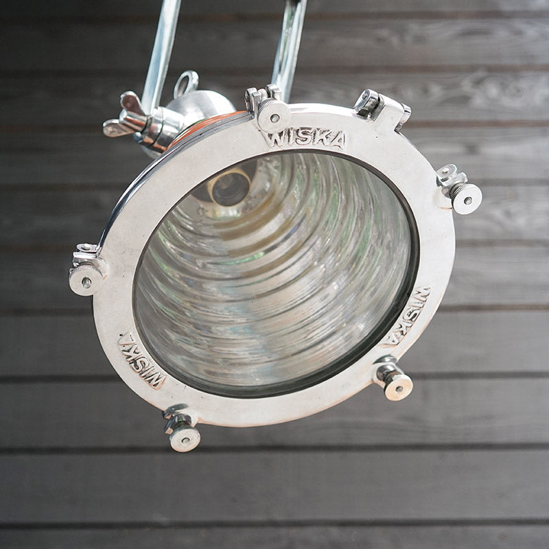 Wiska Fluted Copper Finish Pendant Light Trinity Marine