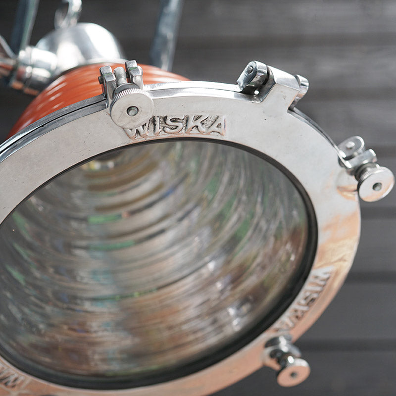 Wiska Fluted Copper Finish Pendant Light Trinity Marine