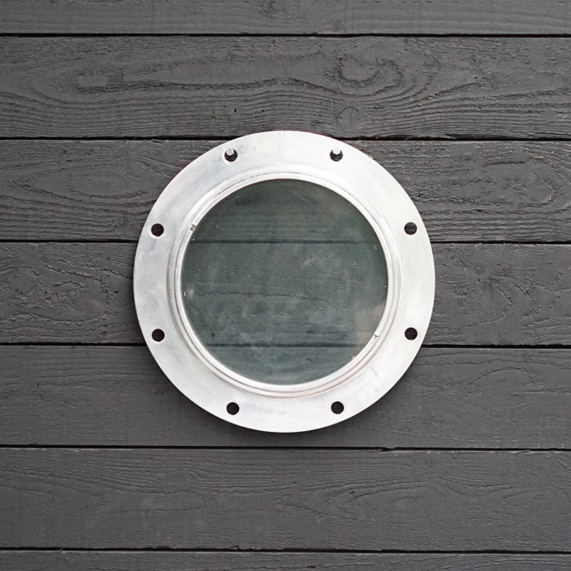 Reclaimed Ships Aluminium Fixed Porthole - 12in Glass Trinity Marine