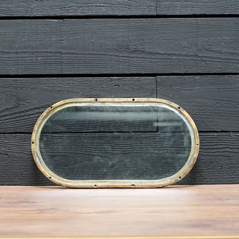 Vintage Brass Oval Ships Doors Porthole Windows Trinity Marine