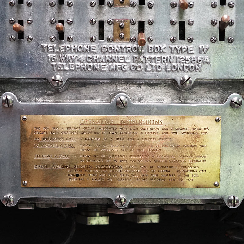 HMS Hermes (R12) 16 Way Ships Telephone Unit - Fuel Control Trinity Marine