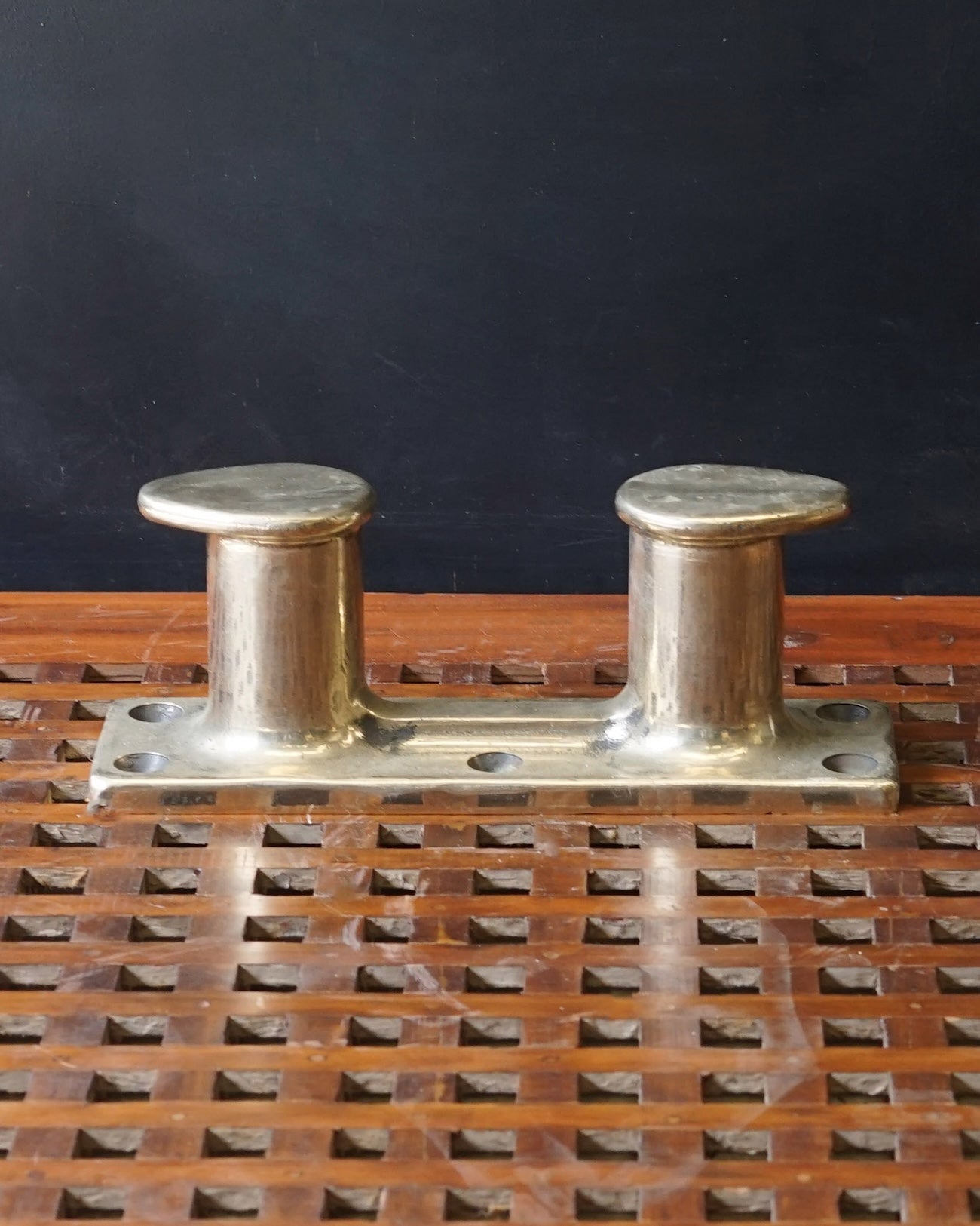 Bronze 50’s US Minesweeper ‘Dodge’ Teardrop Double Bitt Trinity Marine