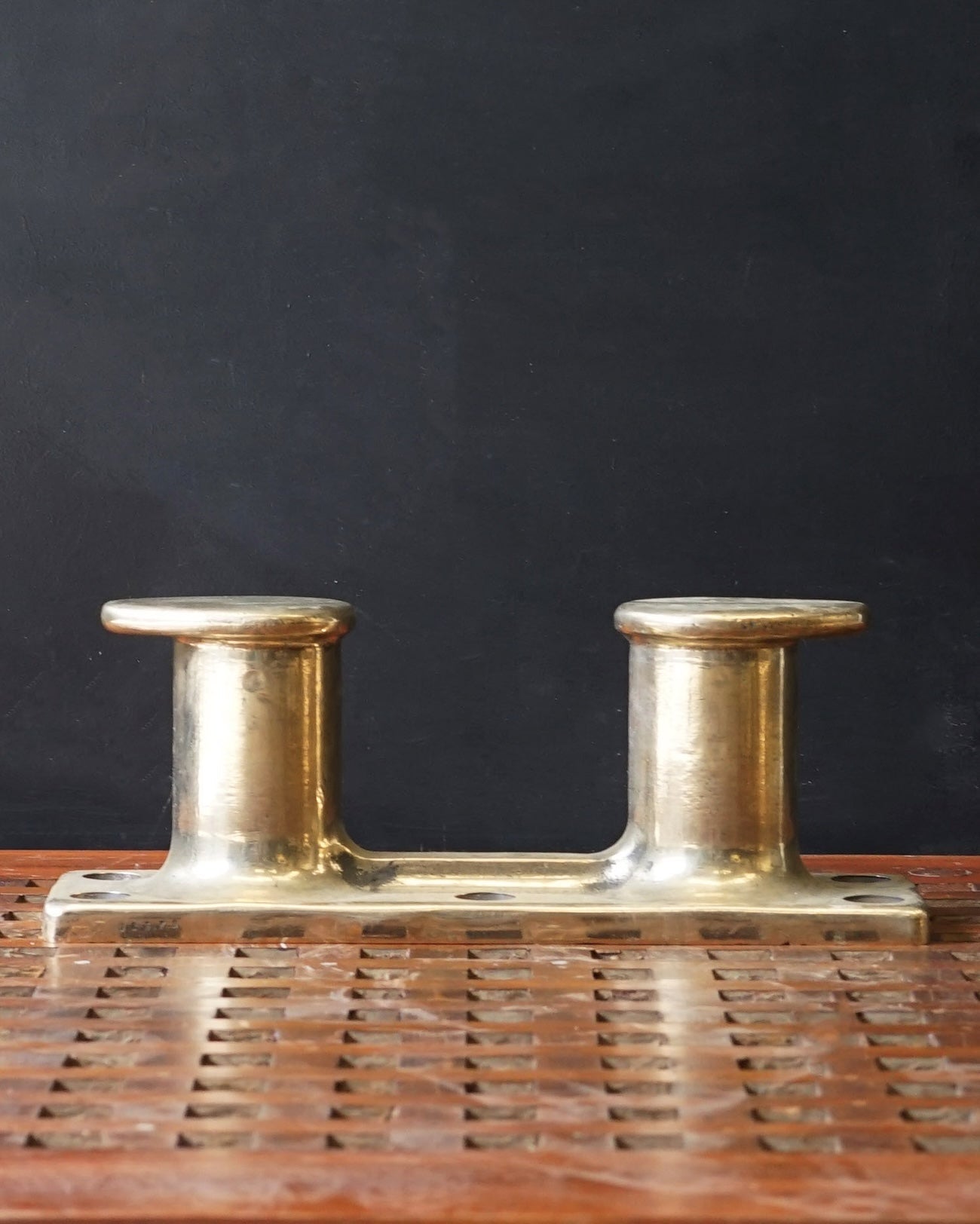 Bronze 50’s US Minesweeper ‘Dodge’ Teardrop Double Bitt Trinity Marine