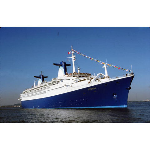 SS Norway Stern Letters - Norwegian Cruise Line 1979 Trinity Marine