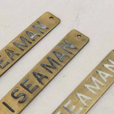 Accommodation Brass Ship's Door Sign Trinity Marine