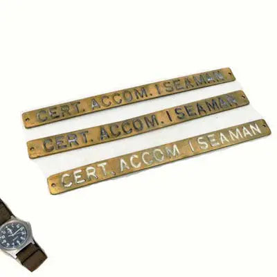 Accommodation Brass Ship's Door Sign Trinity Marine