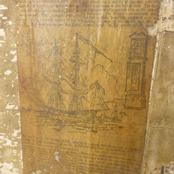 A Very Rare Pair of Stern Carvings from the Brigantine Amity - 1827 Trinity Marine