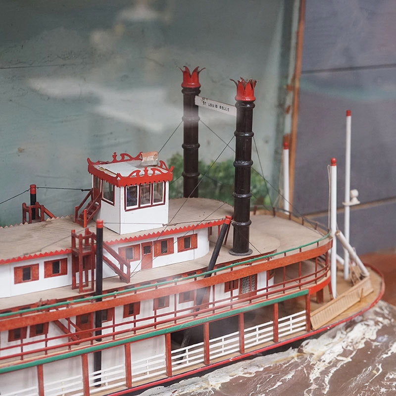 Paddle Steamer St Louis Belle Diorama Trinity Marine