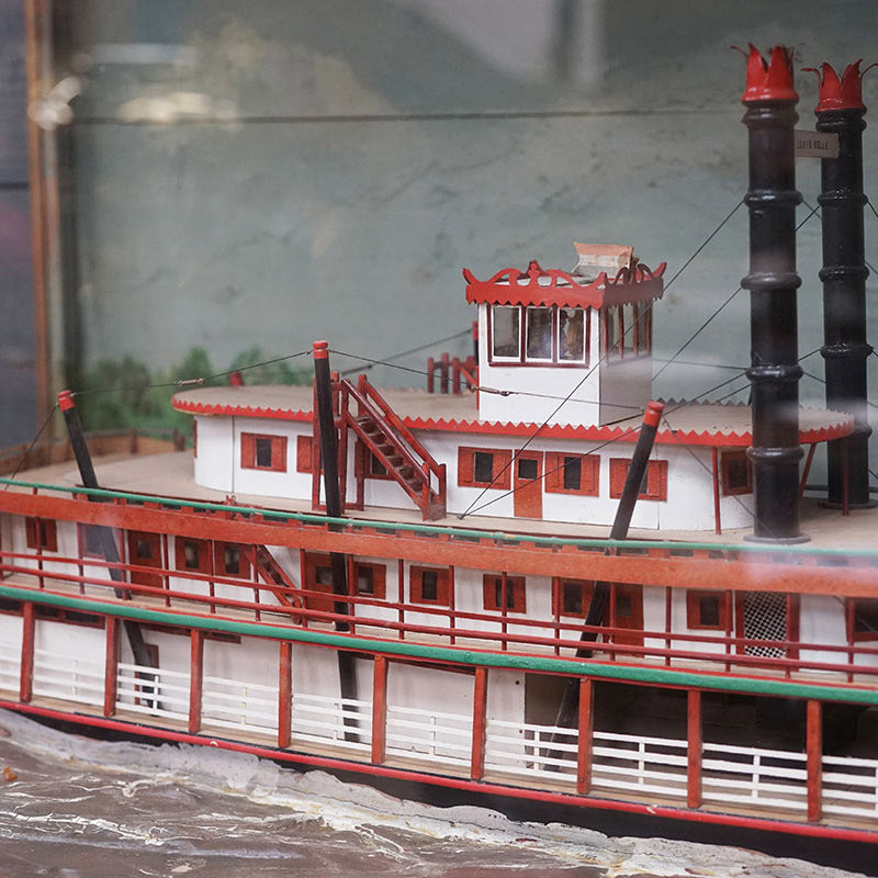 Paddle Steamer St Louis Belle Diorama Trinity Marine