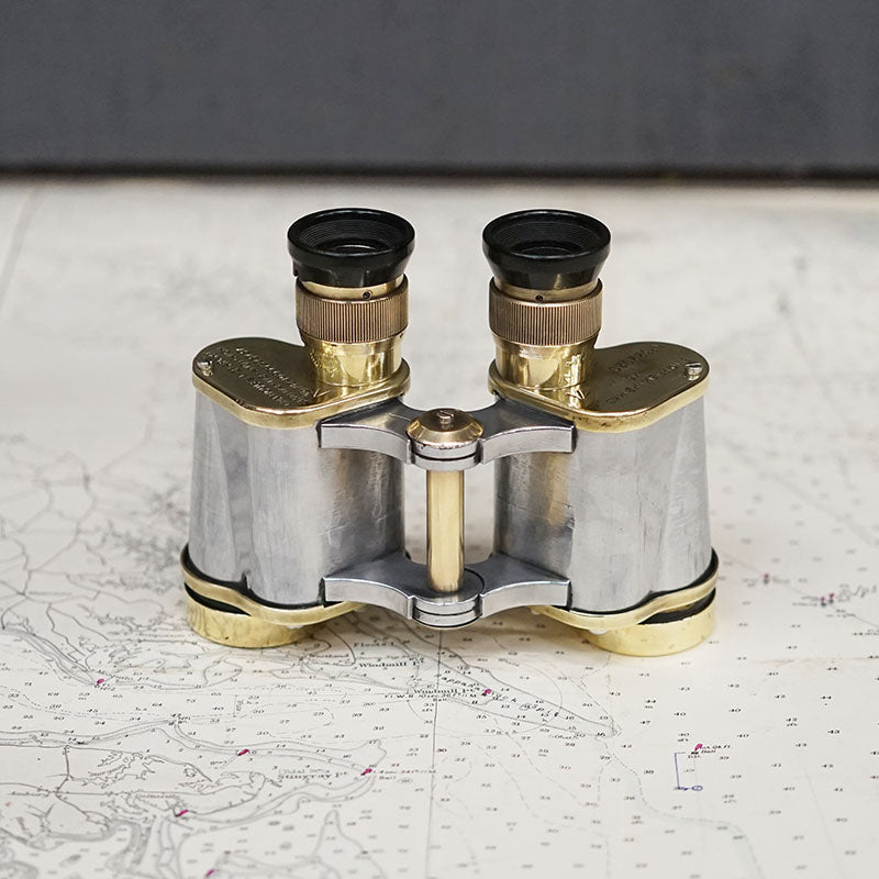 Polished WW2 Kershaw Zeiss Pattern Binoculars Trinity Marine
