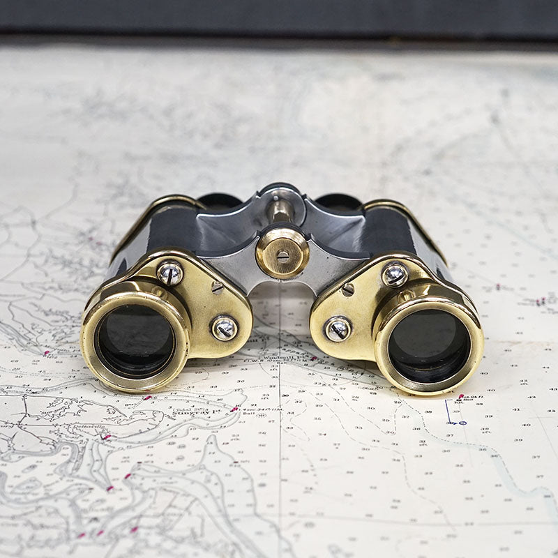 Polished WW2 Kershaw Zeiss Pattern Binoculars Trinity Marine