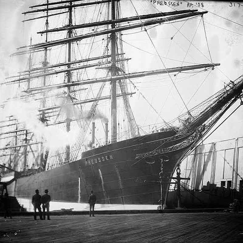 c.1870's Rare Exceptional Ships Billethead Trinity Marine