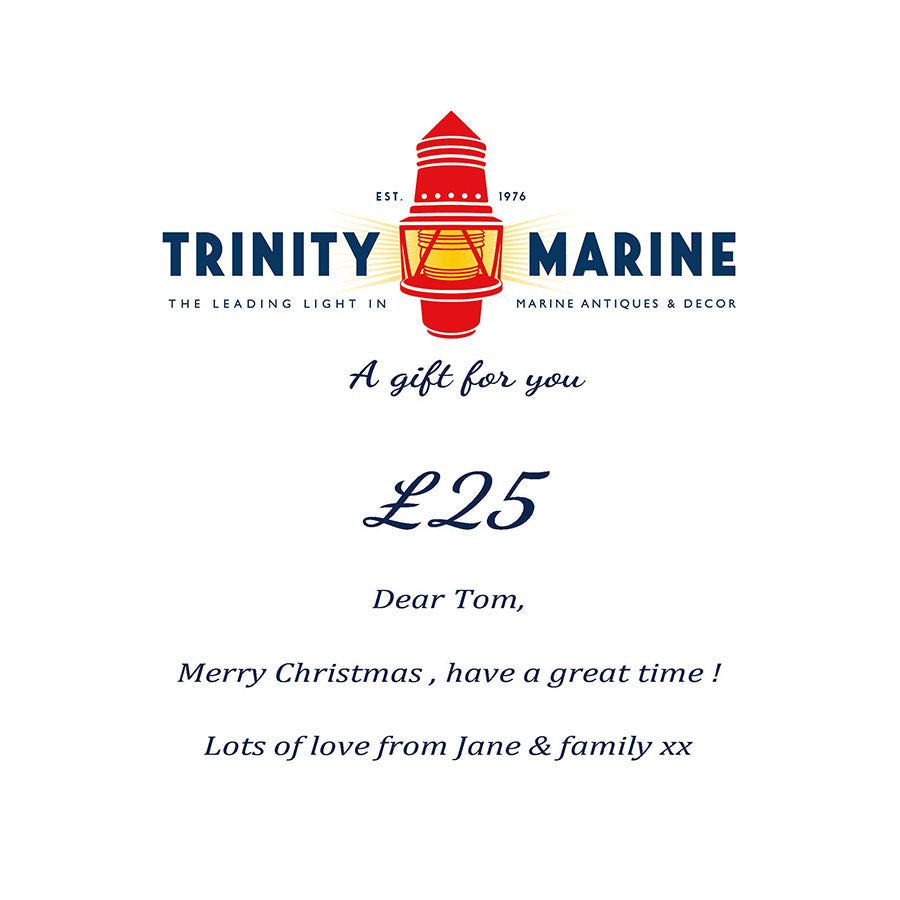 Trinity Marine Gift Voucher Trinity Marine