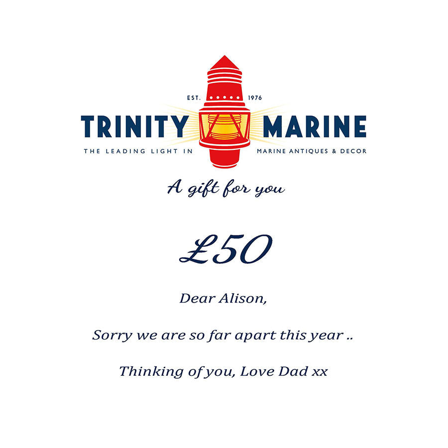 Trinity Marine Gift Voucher Trinity Marine