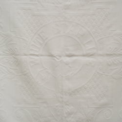 A White Star Line Detailed Embossed Tablecloth