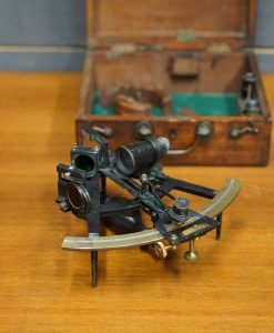 Early 20th Century Silver Scale Ship's Sextant