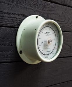 Reclaimed Ships Aneroid Barometer - Pale Green