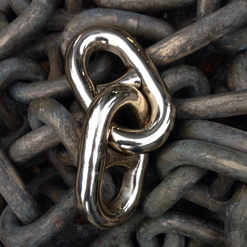 couples bronze link chain