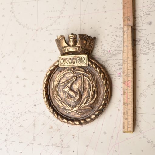 HMS Alamein Royal Navy Boat Badge - 1943