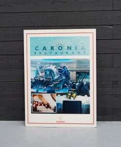 Original Cunard QE2 Large Advertising Placard - Caronia Restaurant