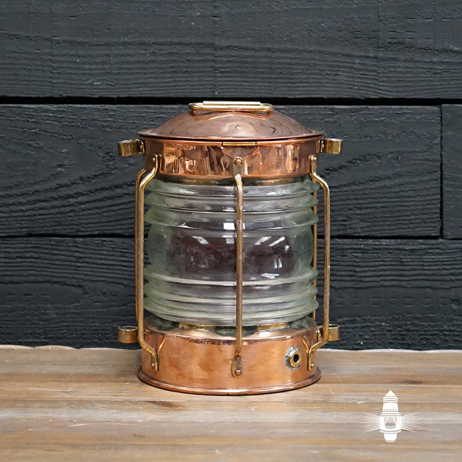 Finest Original Croatian Copper Anchor Lamp – Electric – Trinity Marine